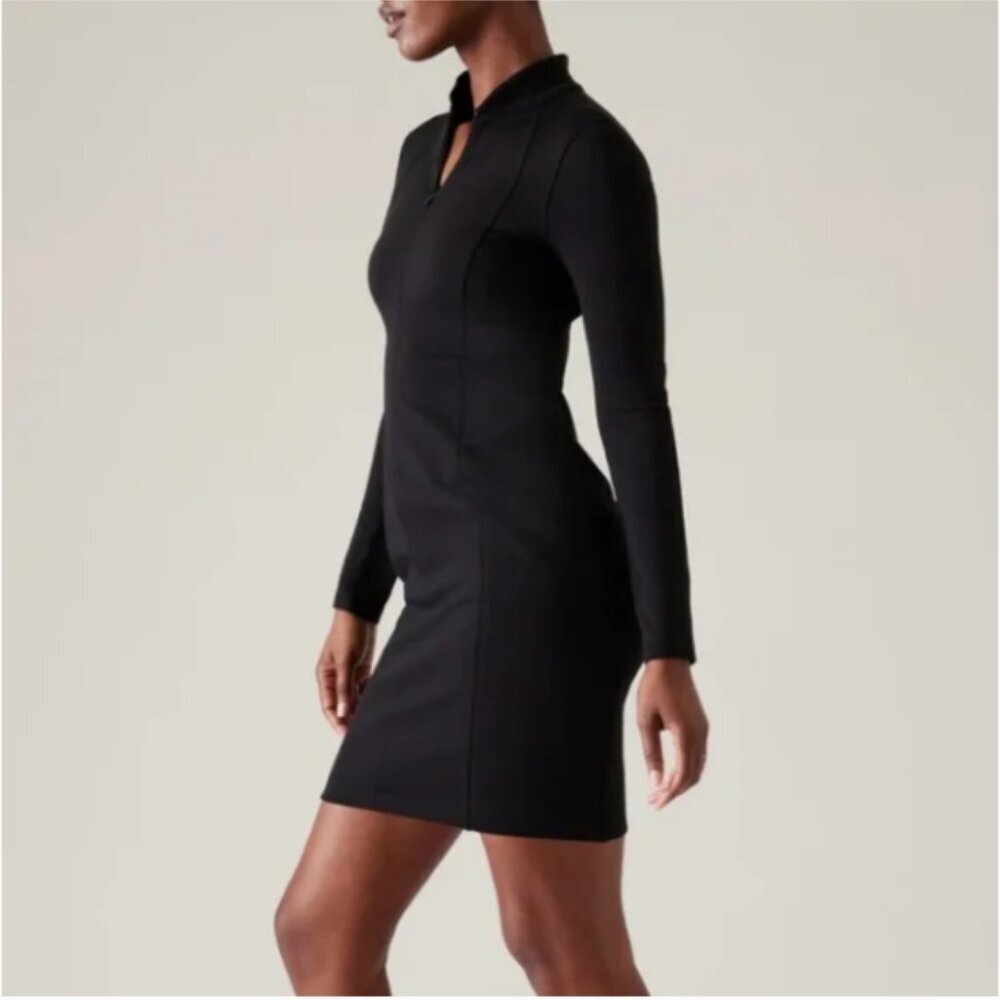 Athleta - Delancey Dress in Black - L - COI Vietnam - Picture 1 of 13
